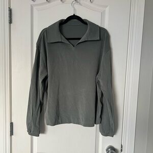 lululemon Softstreme Pique Oversized Long-Sleeve Polo Shirt